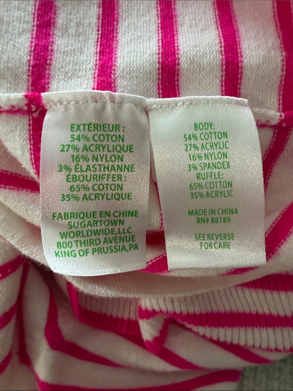 Lilly Pulitzer Ruth Ruffle Sweater in Pink Tango.  Sz Small - Picture 9 of 10